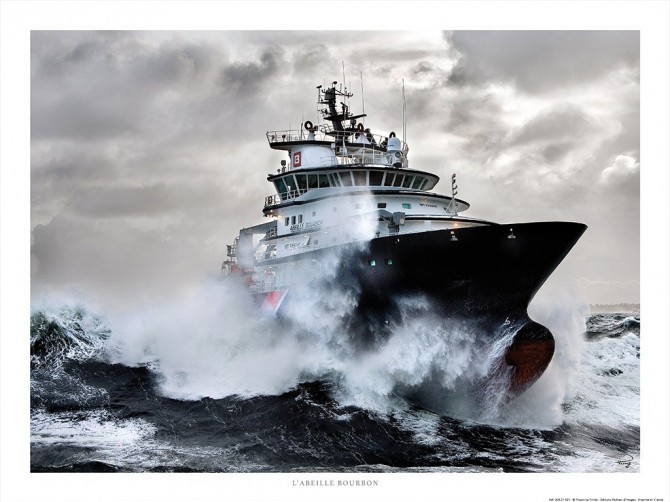Photo Abeille Bourbon, remorqueur de haute mer par Philip Plisson