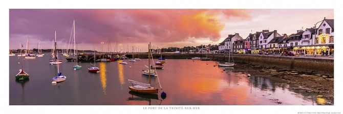Photo The port of La Trinité sur Mer in Morbihan par Philip Plisson
