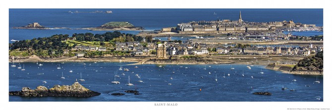 Photo Saint-Malo and the Saint-Servan district, Brittany par Philip Plisson