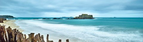 Photo The Fort National in Saint-Malo, Brittany par Philip Plisson