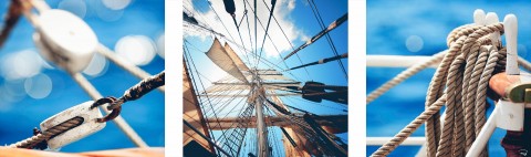 Photo Sails and ropes par Philip Plisson