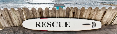 Photo Longboard, sea rescue par Philip Plisson