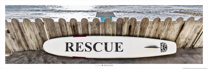 Photo Longboard, sauvetage en mer par Philip Plisson