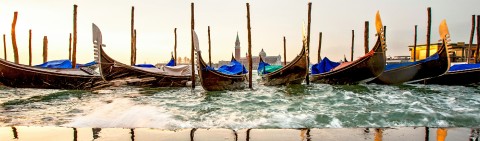 Photo Gondoles à Venise par Philip Plisson