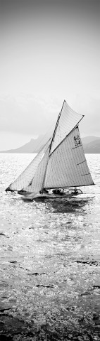 Photo Gaff cutter, classic sail par Philip Plisson