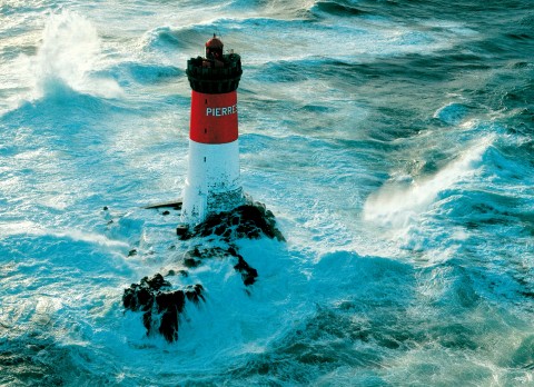 Photo The Pierres Noires lighthouse in Finistère par Philip Plisson