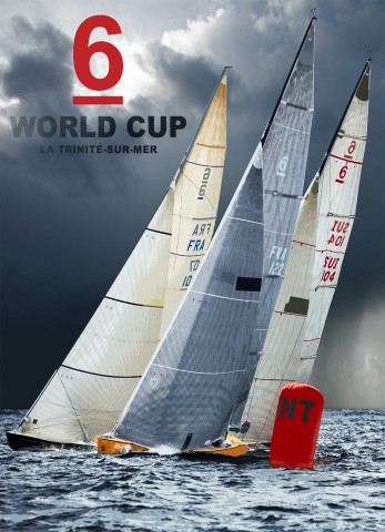 Photo Affiche coupe du monde de 6 mètres JI en baie de Quiberon par Philip Plisson