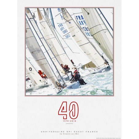 Affiche Spi Ouest-France, 40ème édition