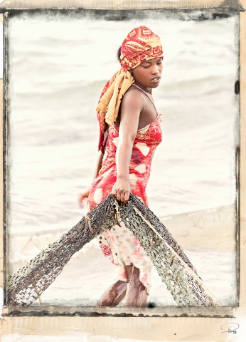 Photo Malagasy woman, Madagascar par Philip Plisson