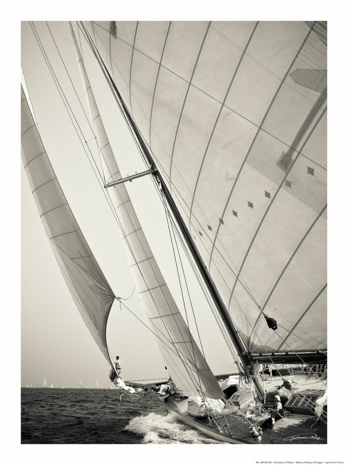 Photo Sous le vent d'un classique yacht par Guillaume Plisson
