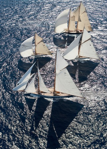 Photo Flotte de classiques yachts par Gilles Martin-Raget