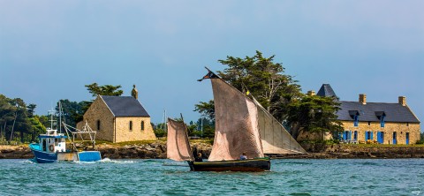 Photo Old rigging in the Gulf of Morbihan, Brittany par Philip Plisson
