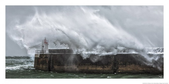 Photo Tempête en Bretagne, Port-Maria, Quiberon par Philip Plisson