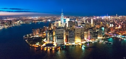 Photo New York by night, USA par Philip Plisson