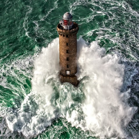 Photo Le phare de Kéréon, Finistère, Bretagne par Philip Plisson