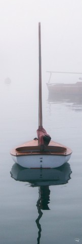 Photo Small sailboat at mooring par Philip Plisson
