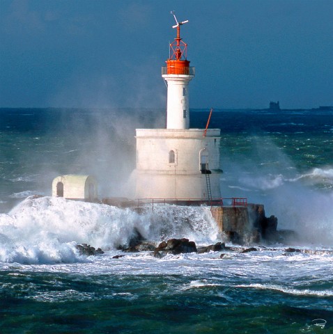 Photo Teignouse lighthouse, Morbihan, Brittany par Philip Plisson