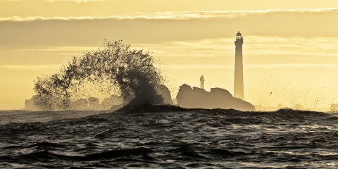 Photo Ile Vierge lighthouse in Finistère, Brittany par Philip Plisson