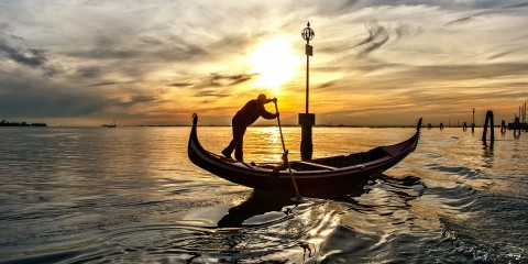 Photo Gondole à Venise, Italie par Philip Plisson