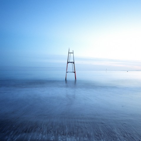 Photo Plongeoir à marée basse, Bretagne par Guillaume Plisson