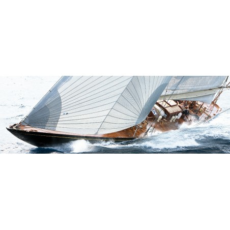Voiles bordées, classique yacht