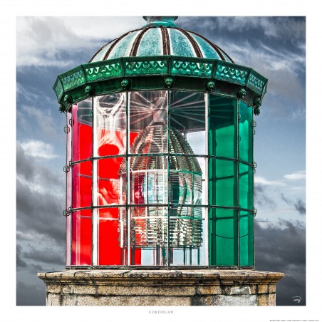 La lanterne du phare de Cordouan, estuaire de la Gironde