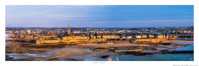 Photo Saint-Malo, ville fortifiée, Ille-et-Vilaine, Bretagne par Philip Plisson