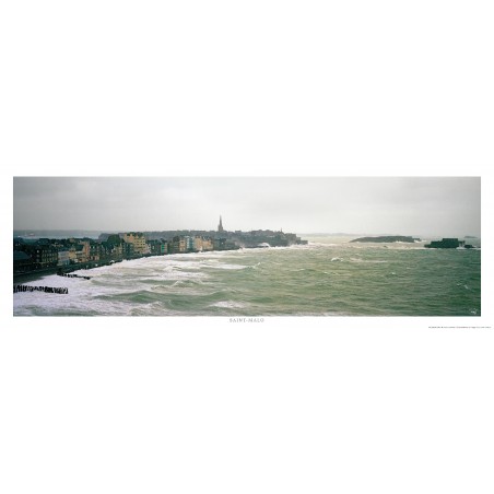 Saint-Malo, tempête d'hiver