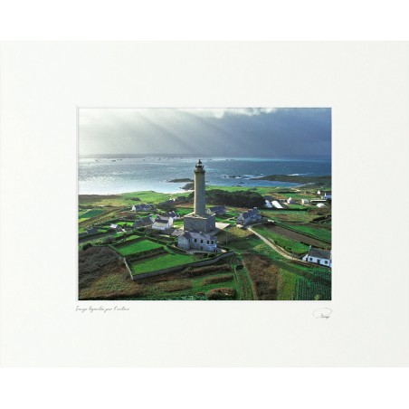 Le phare de l'île de Batz, Finistère, Bretagne