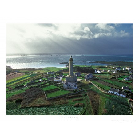 Le phare de l'île de Batz, Finistère, Bretagne