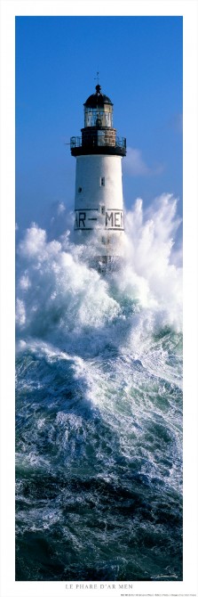 Photo Le phare d'Ar Men sous l'assaut des vagues par Guillaume Plisson
