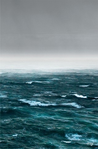 Photo Rain in the Iroise Sea, Brittany par Philip Plisson