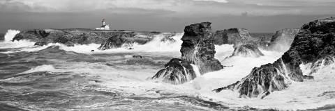 Photo The Pointe des Poulains in the storm par Philip Plisson