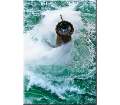 Photo Magnet, le phare du Four, Bretagne par Philip Plisson