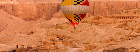 Photo Egypt seen from the sky, the valley of the kings par Philip Plisson