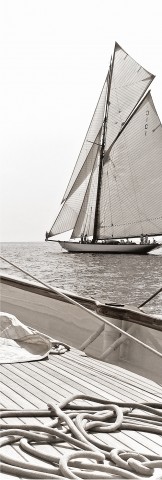 Photo Mer calme et classique yacht par Philip Plisson