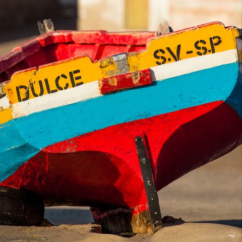 Photo Barques colorées, Cap Vert par Philip Plisson