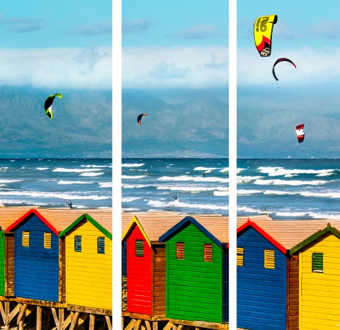 Photo Beach huts in South Africa ! par Philip Plisson